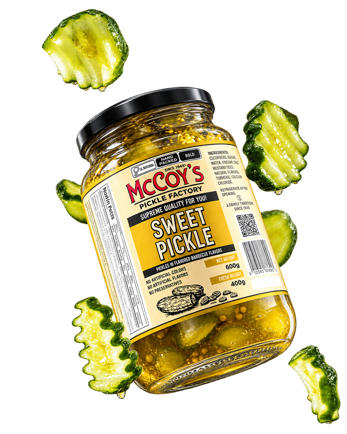 Pote de Sweet Pickle McCoy's