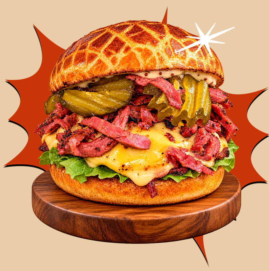 Hambúrguer com pickles McCoy's